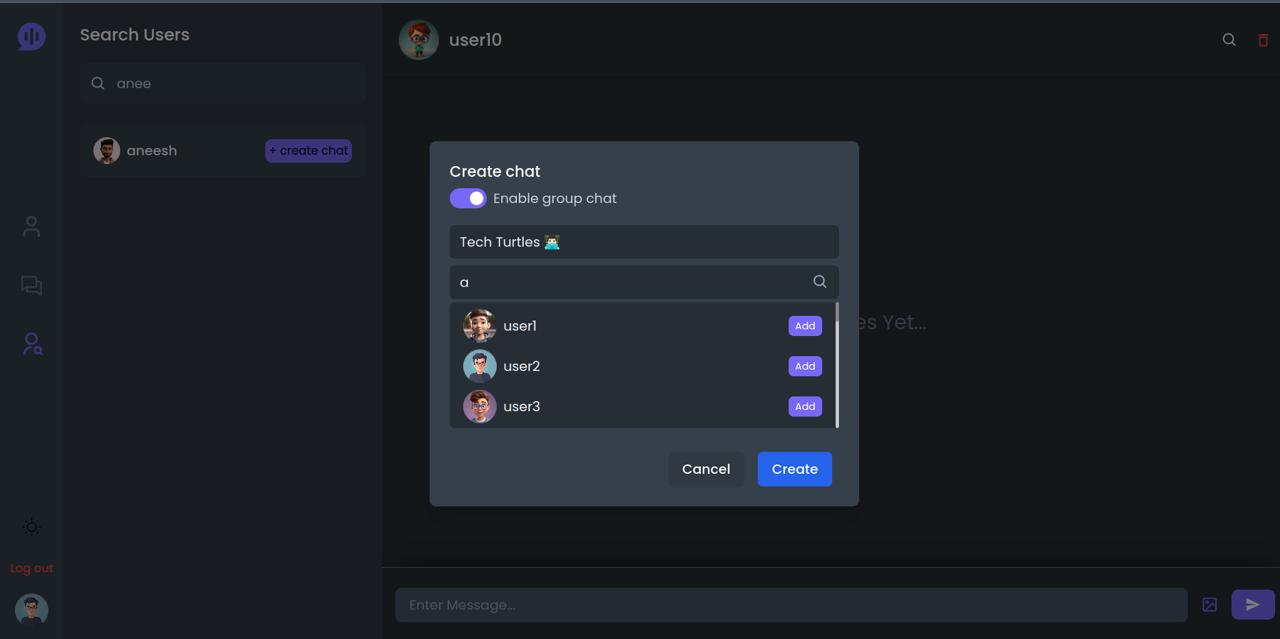 Creating a group chat